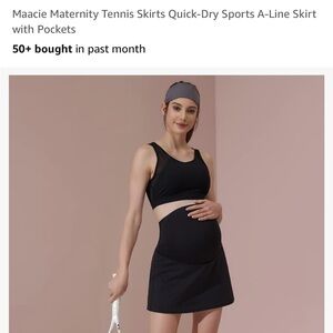 Maternity tennis skirts
